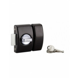 VERROU A BOUTON DESIGN NOIR 45 3 CLES