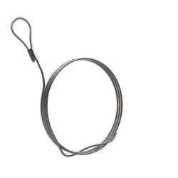 Câble de Ø 1.5 mm de longueur 2 m avec un embout boucle serti à l'extrémité - BL15FR2