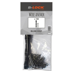 100 Crochets sans cheville dalle béton perçage M8 x30 mm 45kg + outil de pose - BLHK100P
