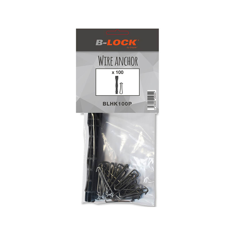 100 Crochets sans cheville dalle béton perçage M8 x30 mm 45kg + outil de pose - BLHK100P