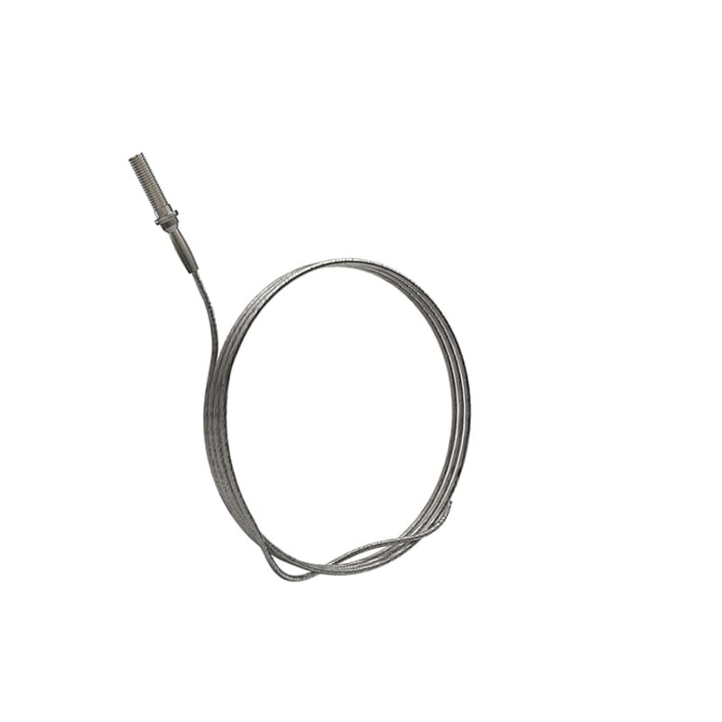 Câble de Ø 1.5 mm de longueur 2 m avec un embout fileté M6 serti à l'extrémité - BL15EF62