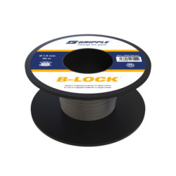 Bobine de 50 m de câble acier galvanisé Ø 1.5 mm. Charge de travail maxi 35 kg - BL1550