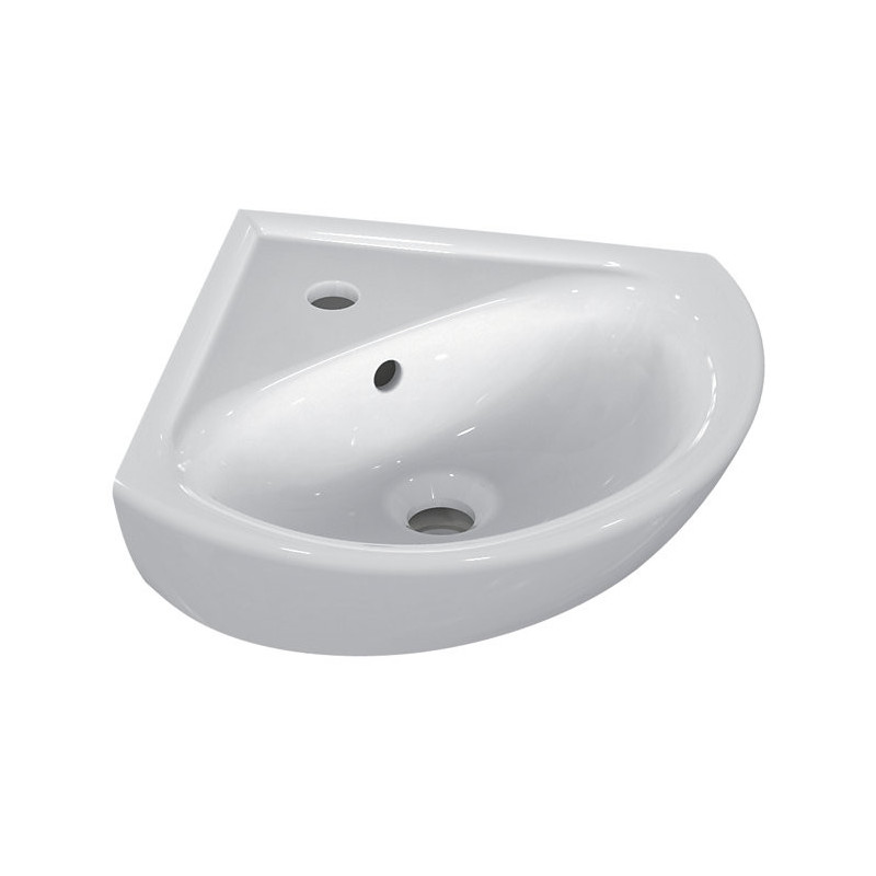 Lave-mains d'angle 34 x 34 x 44 cm NF ULYSSE - E899701