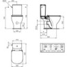 Pack cuvette WC TESI AquaBlade - T033601
