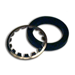 Joint mixte 15 x 21 - Bague inox et joint caoutchouc - Diamètre 14 mm - Sac de 5 - 8815-14S5 