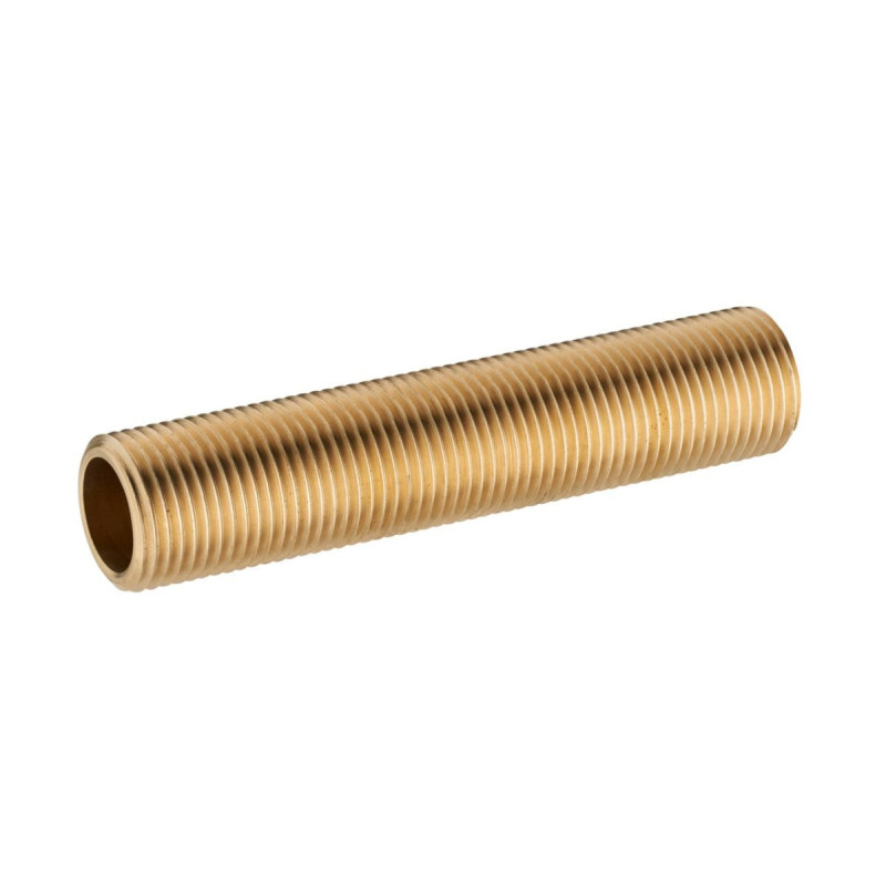 Traversée de cloison laiton 1-2 - 15x21 mm - L. 100 mm - 838-15L1