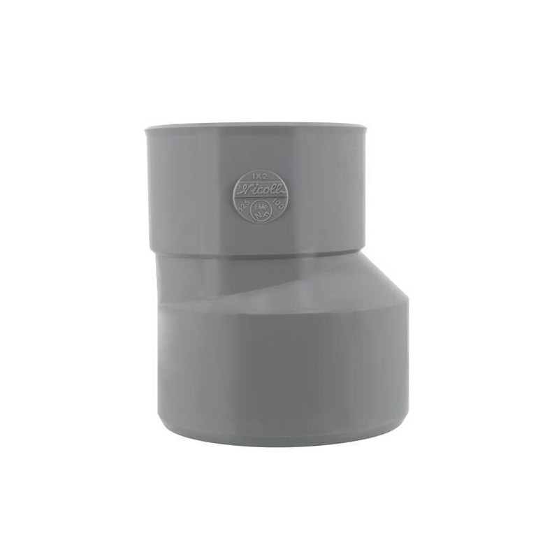 Réduction mâle femelle extérieure excentrée diamètre 125-100mm - UIX2