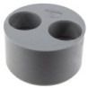 Tampon de réduction mâle femelle double diamètre 100-40-40mm - UT44