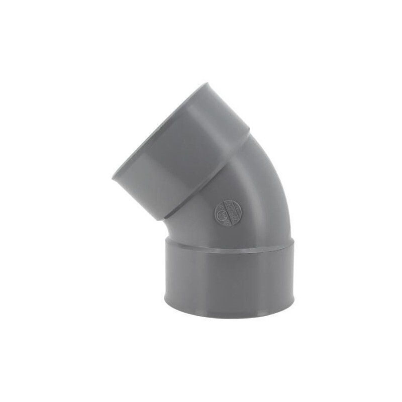 Coude femelle femelle 45° diamètre 125mm - UCX44