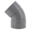 Coude femelle femelle 45° diamètre 125mm - UCX44