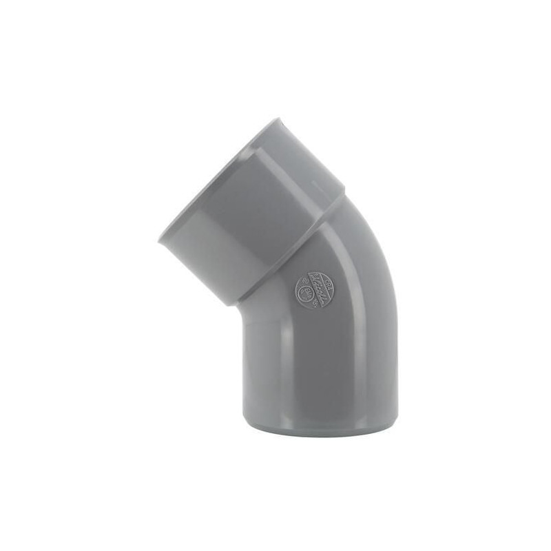 Coude mâle femelle 45° diamètre 80mm - UCR4