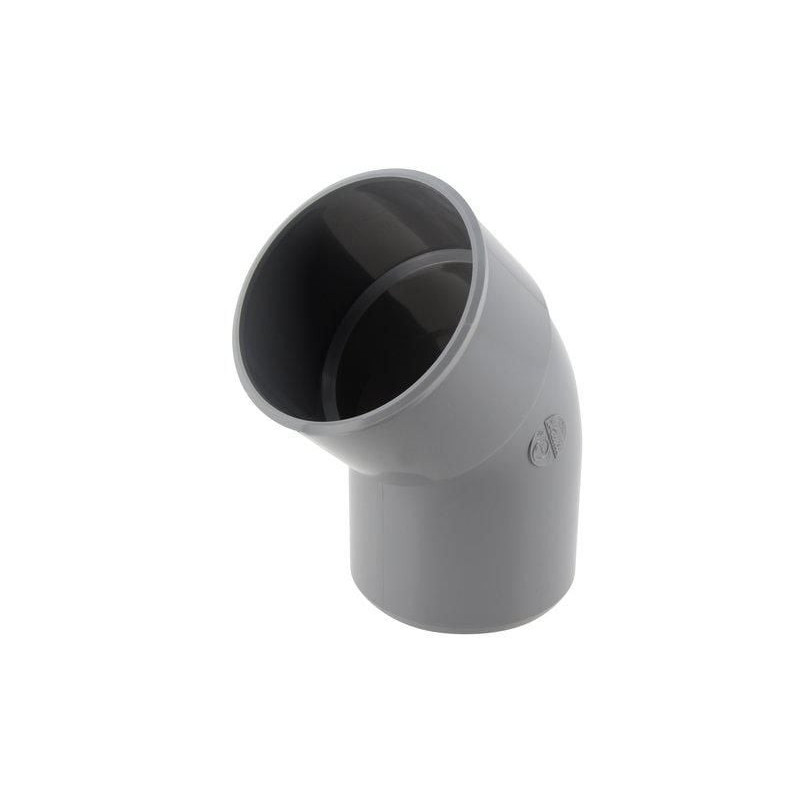 Coude mâle femelle 45° diamètre 80mm - UCR4