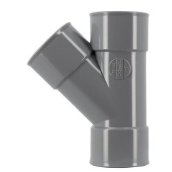 Culotte femelle femelle 45° simple diamètre 40mm - UBH144