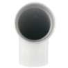 Coude mâle femelle 87°30 blanc pour descente diamètre 100mm - CT8GTB