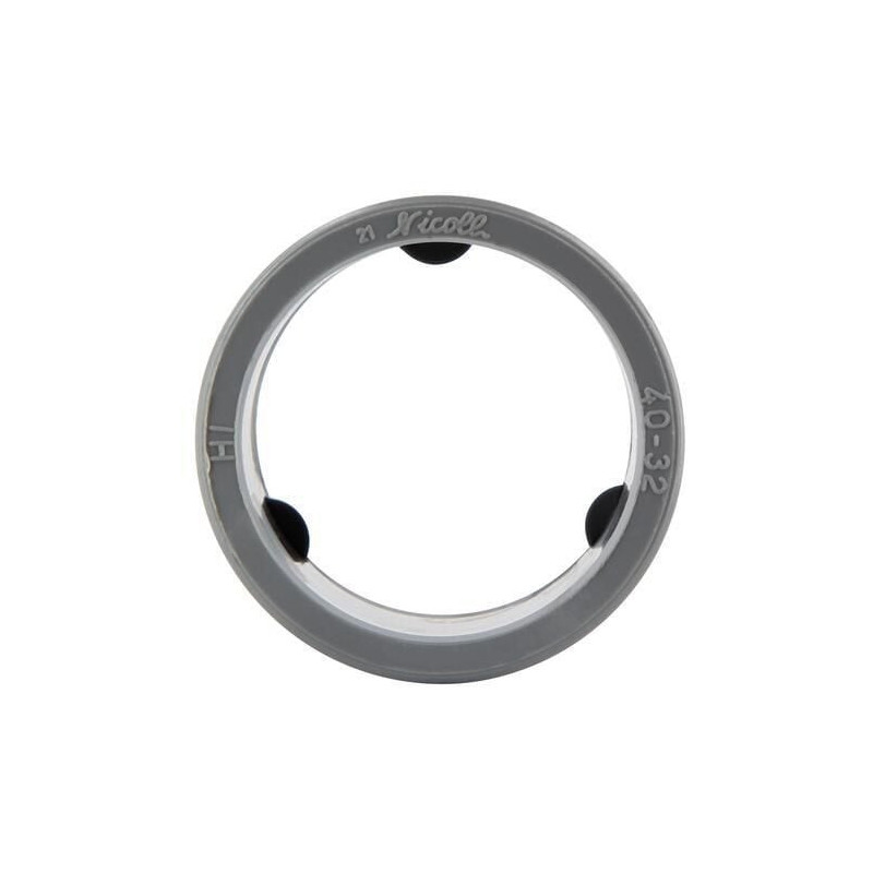 Réduction mâle femelle incorporée diamètre 40-32mm gris - UIH