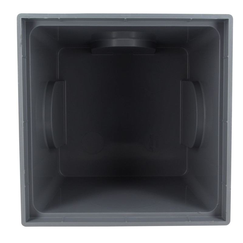 Regard de branchement pour eaux pluviales PVC gris 25x25x25 cm - RPCT