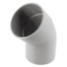 Coude mâle femelle 45° gris pour descente diamètre 80mm - UCR4GT