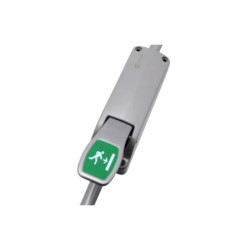 Crémone pompier fermeture d'urgence 372PAD ARGENT - 2 points - BRICARD 2900020