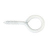 Crochet piton à visser fermé 3 x 30 blanc (13) - AMIG 16280