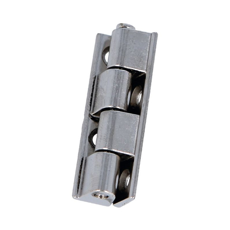 Charnière universelle en zamak paumelle 556 40 x 9 mm nickelé - AMIG 22124