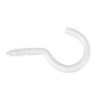 Crochet piton à visser ouvert 3 x 39 blanc (8) - AMIG 16275