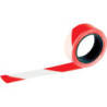 RUBAN CHANTIER "RUBAPLAST" ROUGE BLANC 100MX50MM