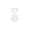 SIPHON 25X25 INOX SORTIE VERTICALE 100 MM - 25100