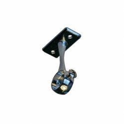 Support tube chromé tringle penderie - D20X60MM - DUVAL 52-0929-1206