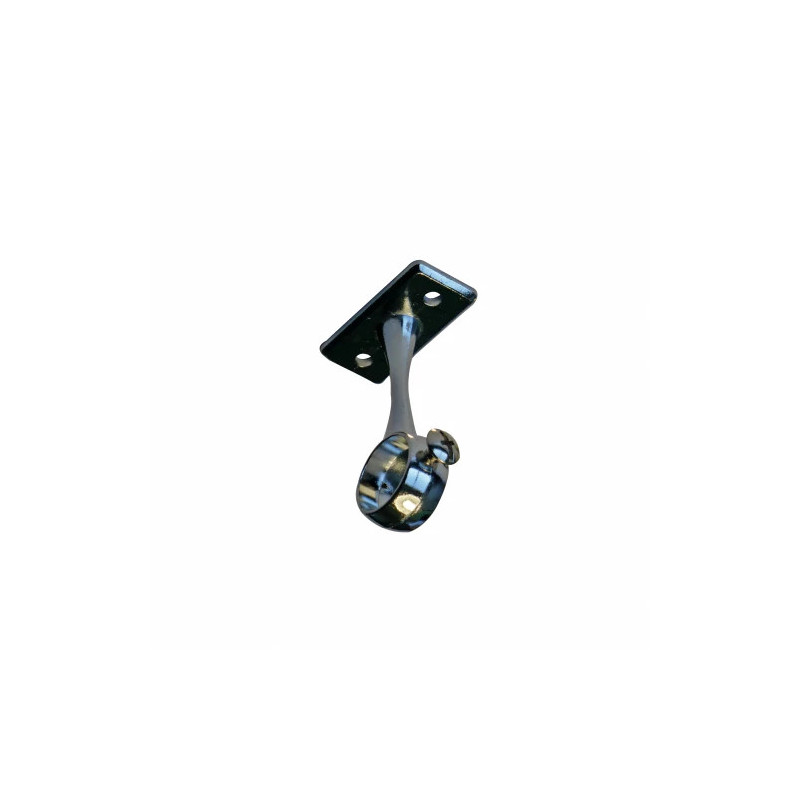 Support tube chromé tringle penderie - D20X60MM - DUVAL 52-0929-1206