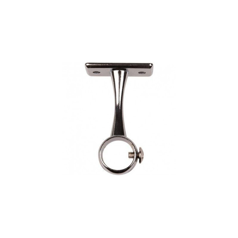 Support tube chromé tringle penderie - D20X60MM - DUVAL 52-0929-1206