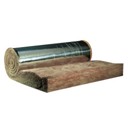Laine de verre TI312 revêtue alu - 11Mx1.20M Ep. 80mm  R2.00 m².k-w ACERMI N 02-016-132 - KNAUF 2403621