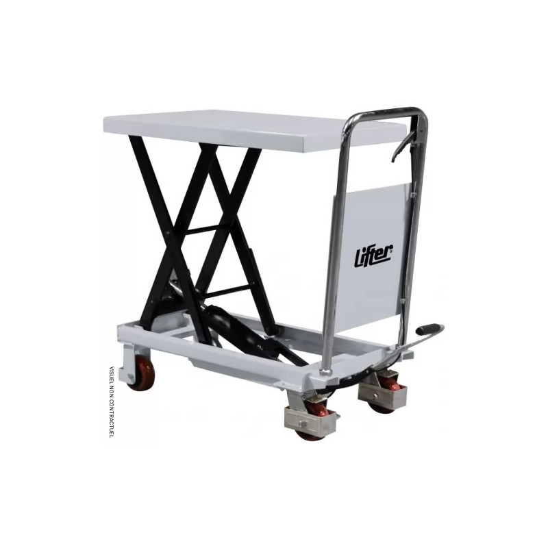 Table élévatrice avec pédale à pompe hydraulique LTY15 - Capacité 150 kg - LIFTER BY PRAMAC HTV0100V01M