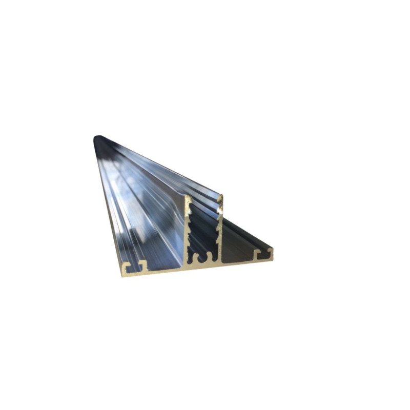 Profilé alu de base intermédiaire-de rive pour système de couverture Onduclair 16-32 mm - 4M - ONDULINE ONDUCLAIR 3711