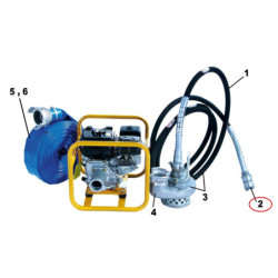 Câble seul acier intérieur pompe à cable - PACLITE PFP80-FLI