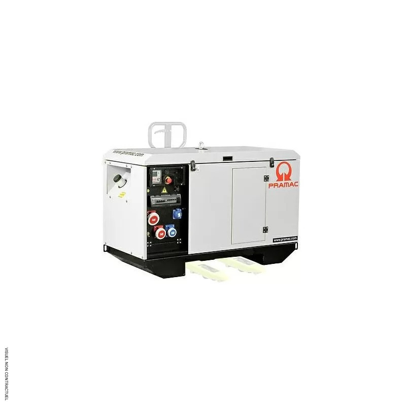 Groupe électrogène diesel triphasé 14.7 kW AVR DE ATS DPP Prise CONN pour AMF-RSS P18000 - PRAMAC PF183TY4008