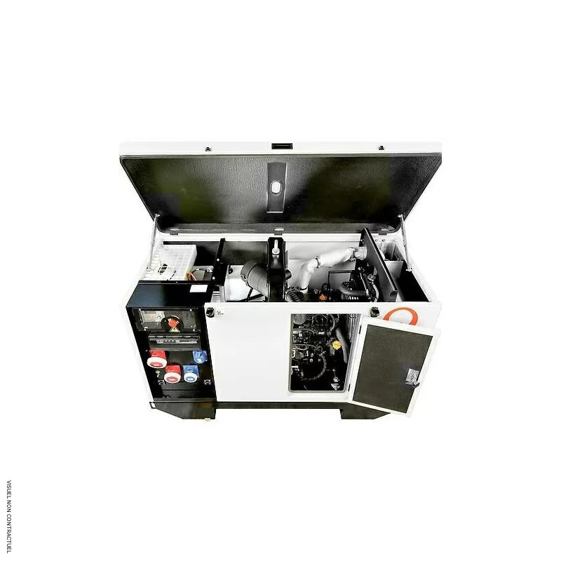 Groupe électrogène diesel triphasé 14.7 kW AVR DE ATS DPP Prise CONN pour AMF-RSS P18000 - PRAMAC PF183TY4008