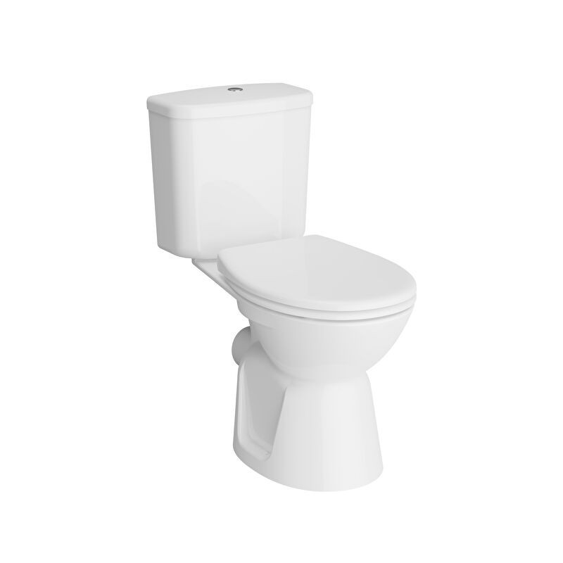 Pack WC à poser - abattant charnières métal - Arkitekt - 9865B003-7204