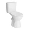 Pack WC à poser - abattant charnières métal - Arkitekt - 9865B003-7204