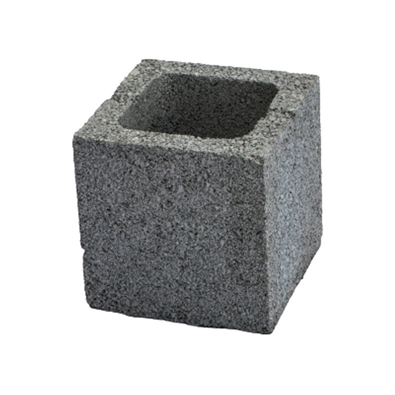 BLOC US 20X20X20 POTEAU CREPIR