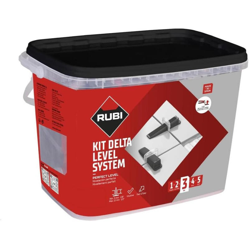 Kit Delta Level System 1 mm (3-12 mm) - RUBI 3956