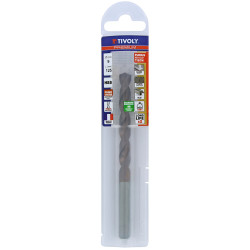 Foret métaux HSS FURIUS Ø 9 mm - taillé meulé HSS revêtu FUSIO  - Ø 9 mm L 125 mm - TIVOLY 11454140900