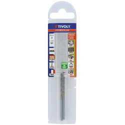 Foret métaux HSS FURIUS Ø 3 mm (Lot de 2) - taillé meulé HSS revêtu FUSIO - Ø 3 mm L 61 mm - TIVOLY 11454140300