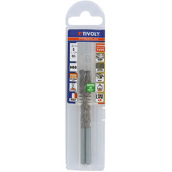 Foret métaux HSS FURIUS Ø 5 mm (Lot de 2) - taillé meulé HSS revêtu FUSIO  - Ø 5 mm L.86 mm - TIVOLY 11454140500