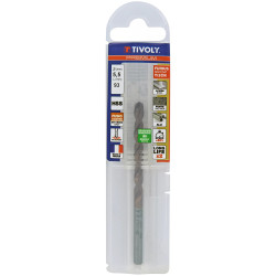 Foret métaux HSS FURIUS Ø 5.5 mm - taillé meulé HSS revêtu FUSIO  - Ø 5.5 mm L.93 mm - TIVOLY 11454140550