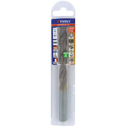 Foret métaux HSS FURIUS Ø 12 mm - taillé meulé HSS revêtu FUSIO - Ø 12 mm L 151 mm - TIVOLY 11454141200
