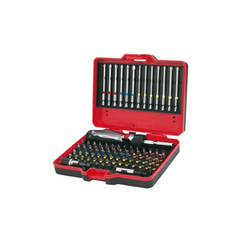 Coffret de jeu d'embouts de vissage 1-4" 86 pièces repère de couleur - TOOL PROMACBC-86