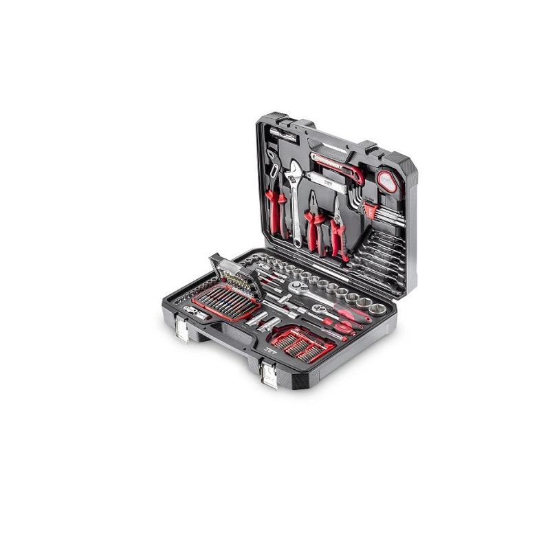 Jeu de clés à douilles et outils 165 pièces - TOOL PROMAC X-165