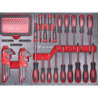 Servante à outils professionnelle équipée de 300 outils - TOOL PROMAC TFTT-300