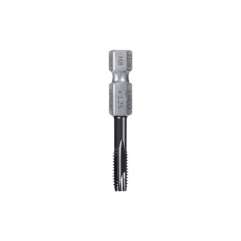 Taraud DL VARIO M8 x 1.25 mm pour trous débouchants - FEIN 63110027010