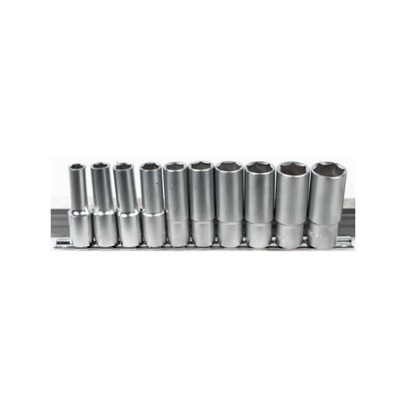eu de 10 douilles longues 6 pans entraînement 1-2'' métrique - BRUMATH 16161532025 BR-0053